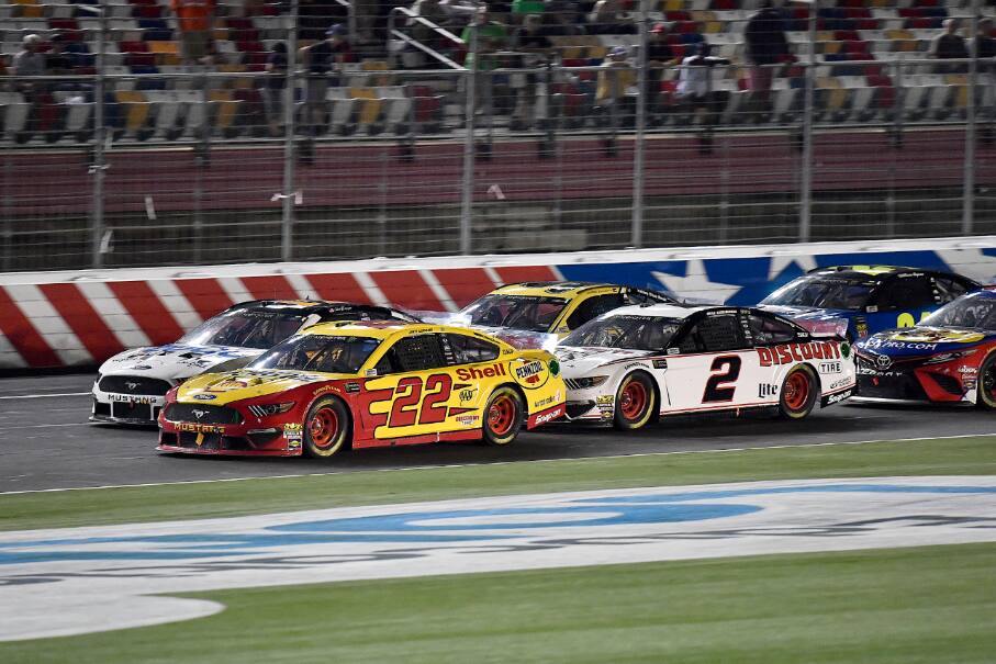 Team Penske's Joey Logano (22) won Stage 3, but finished fourth. Team Penske's Joey Logano (22) won Stage 3, but finished fourth.